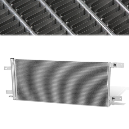 CONDENSADOR FORD F-250 SUPER DUTY 2011-2016 / FORD F-350 SUPER DUTY 2011-2016 / FORD F-450 SUPER DUTY 2011-2016 / FORD F-550 SUPER DUTY 2011-2016 - 6.7L MODEL - ALUMINUM - SILVER