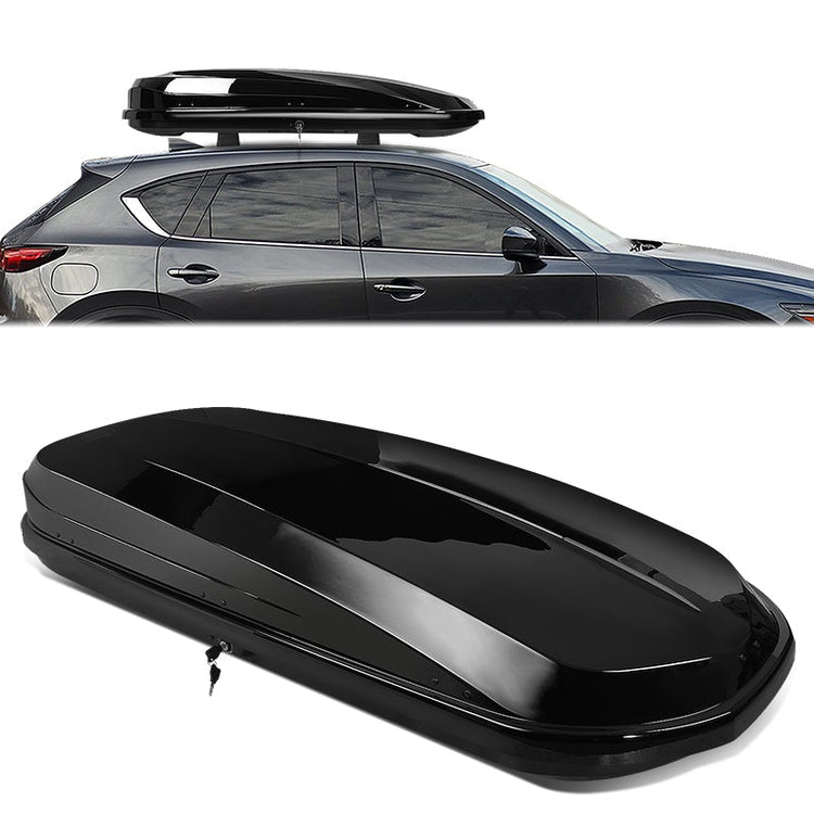 PORTAEQUIPAJE ROOF BOX - 480L 79INCH LENGTH - GLOSSY SMOOTH BLACK