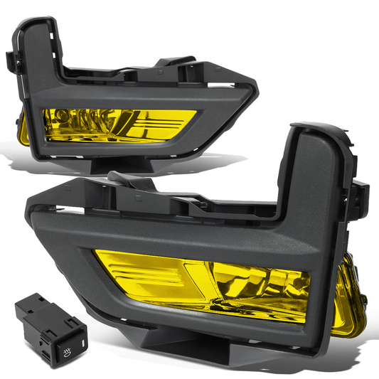 FAROS DE NIEBLA 17-18 NISSAN ROGUE - DOES NOT FIT SPORT MODELS - WITH BLACK BEZEL - AMBER