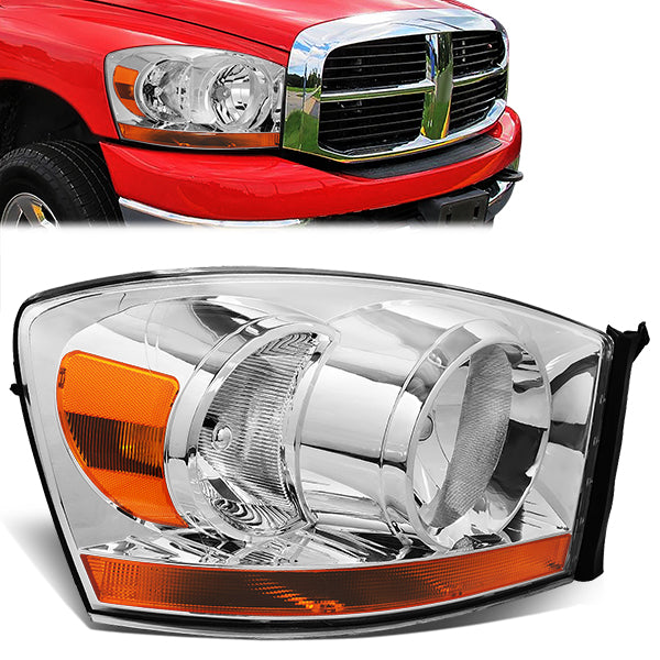 FAROS OE STYLE - 07-08 DODGE RAM 1500 PICKUP / 07-09 DODGE RAM 2500 PICKUP / 07-10 DODGE RAM 3500 PICKUP / 08-10 DODGE RAM 4500 / 08-10 DODGE RAM 5500 - FITS MODELS WITHOUT QUAD HEADLAMPS - H13 HEADLIGHT / 3157A PARKING - RIGHT