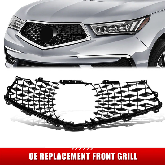 PARRILLA GRILLE - HD MDX 14-16/17-21/ GRILLE ASS'Y 17-21/ W/PRIMED BLACK//PARTS.NO,AC1200130//OEM NO,71126TZ5A00