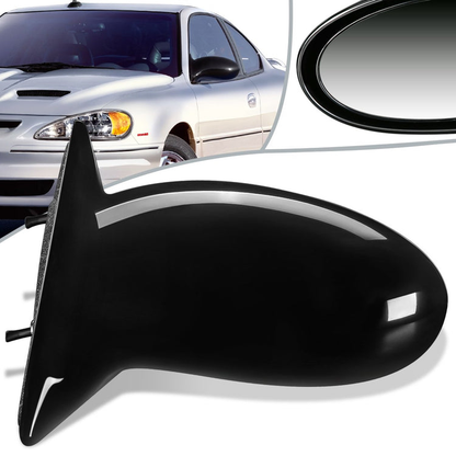RETROVISOR MIRROR - OEM - 02-05 PONTIAC GRAND AM - POWERED - PAINTABLE - BLACK - LEFT