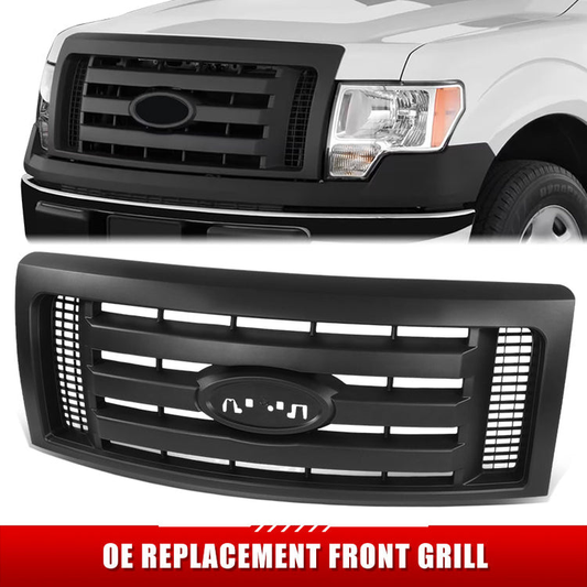 PARRILLA GRILLE - FD F150 P/U '09-'14/ GRILLE ASS'Y/ MAT-DK.GRAY/ W/TEXTURED (XL)//PARTS.NO,FO1200510//OEM NO,9L3Z8200A