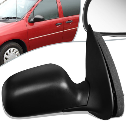 RETROVISOR MIRROR - OEM - 95-98 FORD WINDSTAR - MANUAL - TEXTURED - BLACK - RIGHT