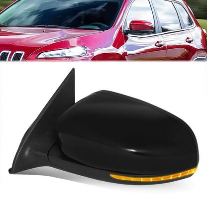 RETROVISOR MIRROR - JEEP CHEROKEE 2014-2018 - WITH POWER - WITH HEATED GLASS - WITH MEMORY - WITH BLIND SPOT - OE STYLE - DRIVER LEFT SIDE