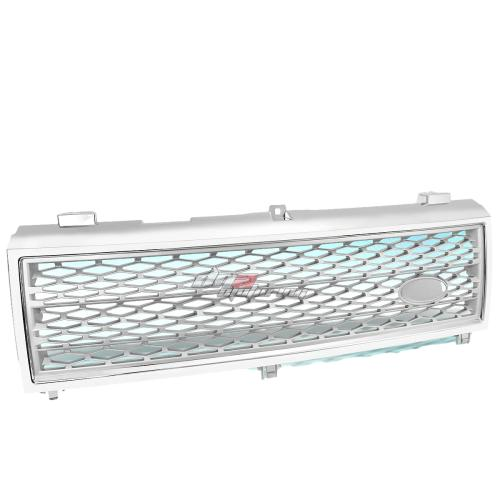 PARRILLA GRILLE - 03-05 RANGE ROVER - HONEYCOMB MESH STYLE - ABS - CHROME - SILVER