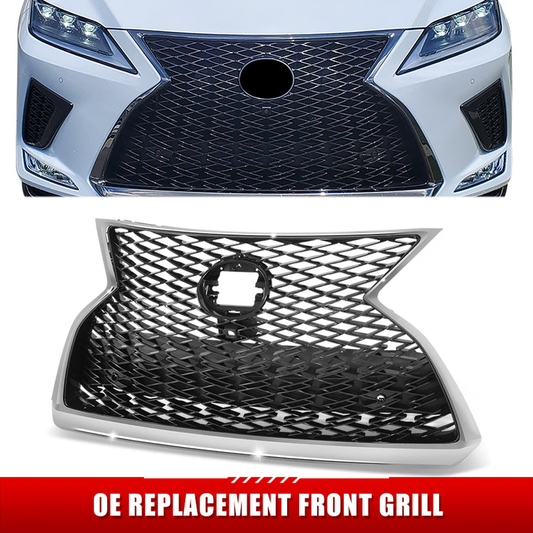 PARRILLA GRILLE - LX RX350/RX200T '16-'19/20-ON/ GRILLE ASS'Y 20-21/ W/DARK-CHROME/PRIMED-BLACK/ W/PARKING SENSORS/ W/FRONT VIEW CAMERA