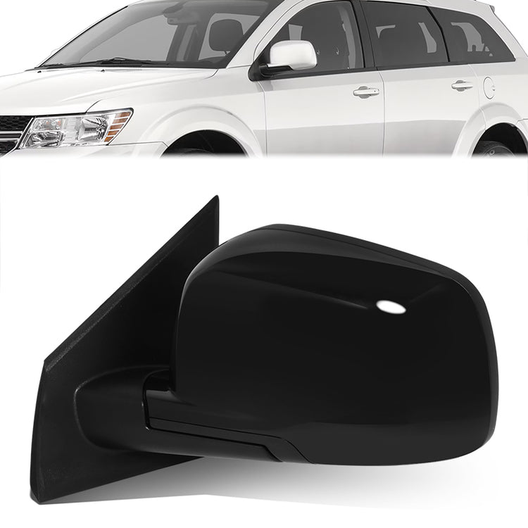 RETROVISOR MIRROR - OE STYLE - DODGE JOURNEY 09-19 - WITH POWER WITH HEATED GLASS - FOR SXT RT - DRIVER SIDE - PAINT TO MATCH - BLACK