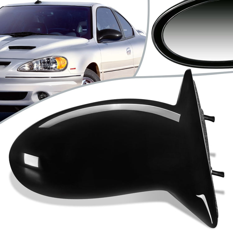 RETROVISOR MIRROR - OEM - 02-05 PONTIAC GRAND AM - POWERED - PAINTABLE - BLACK - RIGHT