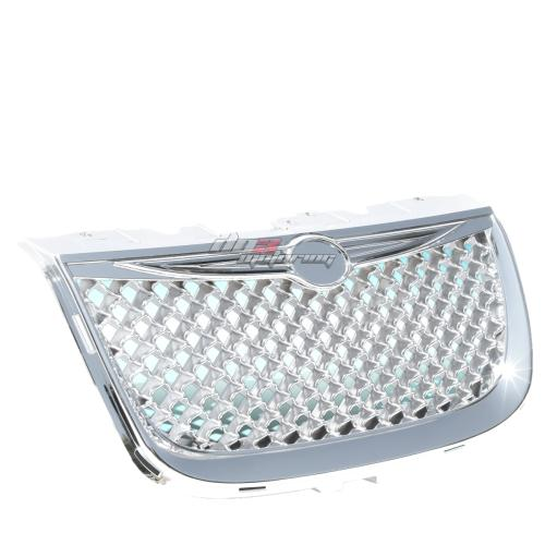 PARRILLA GRILLE - 99-04 CHRYSLER 300 M - DIAMOND MESH STYLE - ABS - CHROME