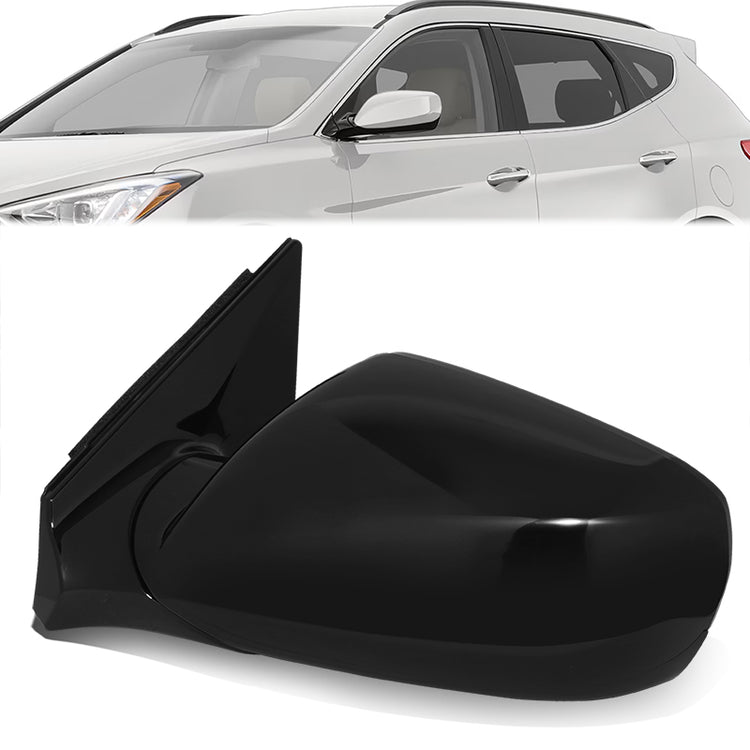 RETROVISOR MIRROR - OE STYLE - HYUNDAI SANTA FE SPORT 13-16 - WITH POWER WITH HEATED GLASS - DRIVER SIDE - PAINT TO MATCH - BLACK
