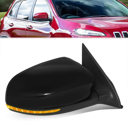 RETROVISOR MIRROR - JEEP CHEROKEE 2014-2018 - WITH POWER - WITH HEATED GLASS - WITH MEMORY - WITH BLIND SPOT - OE STYLE - PASSENGER RIGHT SIDE