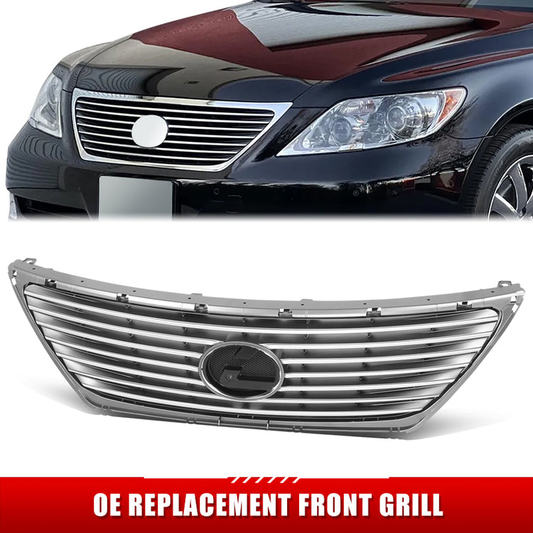 PARRILLA GRILLE - LX LS460 '07-'12/ GRILLE ASS'Y 07-09/ GRAY W/CHROME MOULDIDNG/ W/O PRE-COLLISION SYSTEM//PARTS.NO,LX1200133//OEM NO,5311250120