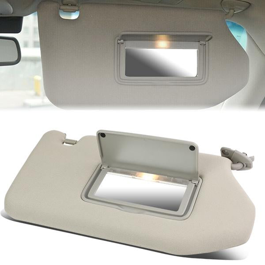 nan SUN VISOR - 13-19 NISSAN PATHFINDER / 2013 INFINITI JX35 / 14-19 INFINITI QX60 - FITS ILLUMINATED MODELS - W/ VANITY LIGHT - PASSENGER SIDE - GRAY