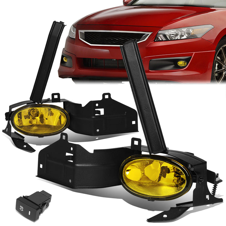 FAROS DE NIEBLA 08-10 HONDA ACCORD 2-DR - W/ SWITCH - H11 BULB - AMBER