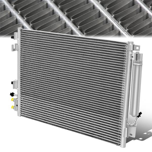 CONDENSADOR 09-16 CHRYSLER 300 / 09-10 DODGE CHALLENGER, CHARGER - FITS 3.6L V6, 5.7L V8, 6.1L V8 ENGINE MODELS & MODELS WITH POWER STEERING COOLER & TRANSMISSION OIL COOLER - ALUMINIUM