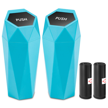 nan VEHICLE-MOUNTED GARBAGE CAN - TIFFANY BLUE - 2PC