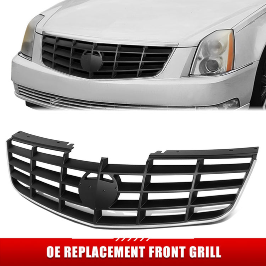 PARRILLA GRILLE - CADLAC DTS '06-'11/ GRILLE ASS'Y/ W/PRIMED (PTM)  W/MOULDING/ (W/O ADAPTIVE CURISE CONTROL)