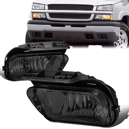 FAROS DE NIEBLA 04-06 CHEVY SILVERADO 1500, 2500, 3500 (2004 MODELS STARTING FROM JAN 2004 ONLY) / 2007 CHEVY SILVERADO 1500, 2500, 3500, HD, CLASSIC MODELS - SMOKE