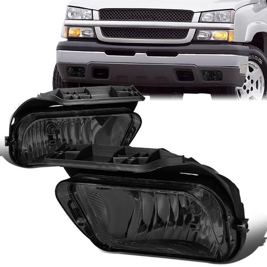 FAROS DE NIEBLA 04-06 CHEVY SILVERADO 1500, 2500, 3500 (2004 MODELS STARTING FROM JAN 2004 ONLY) / 2007 CHEVY SILVERADO 1500, 2500, 3500, HD, CLASSIC MODELS - SMOKE