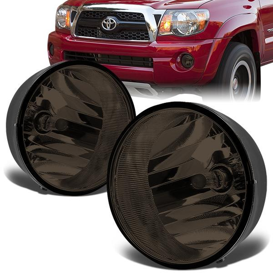 FAROS DE NIEBLA 04-08 TOYOTA SOLARA / 05-11 TOYOTA TACOMA / 07-12 TOYOTA TUNDRA / 08-14 TOYOTA SEQUOIA - W/ SWITCH - H11 BULB - SMOKE