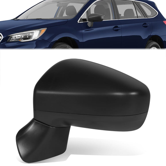 RETROVISOR MIRROR - OE STYLE - SUBARU LEGACY 18-19 - SUBARU OUTBACK 18-19 - WITH POWER WITH HEATED - DRIVER SIDE - PAINT TO MATCH - BLACK