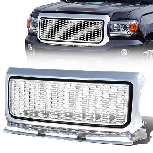 PARRILLA GRILLE - 16-17 GMC CANYON - DENALI STYLE - CHROME