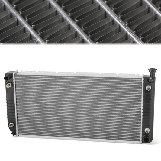 RADIADOR RADIATOR - OEM - 94-99 CHEVY C/K 1500 2500 3500 / 92-99 CHEVY C/K 1500 2500 SUBURBAN / 94 CHEVY BLAZER / 95-00 CHEVY TAHOE / 94-99 GMC C/K 1500 2500 3500 / 92-99 GMC C/K 1500 2500 SUBURBAN / 92-94 GMC C3500HD / 94-00 GMC YUKON / 99-00 CADILLAC