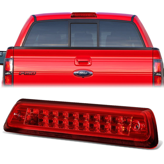 LUZ DE FRENO 09-14 FORD F-150 / 10-14 LINCOLN MARK LT - DOES NOT FIT SVT RAPTOR, MODELS WITH HILL DESCENT CONTROL - LED - RED