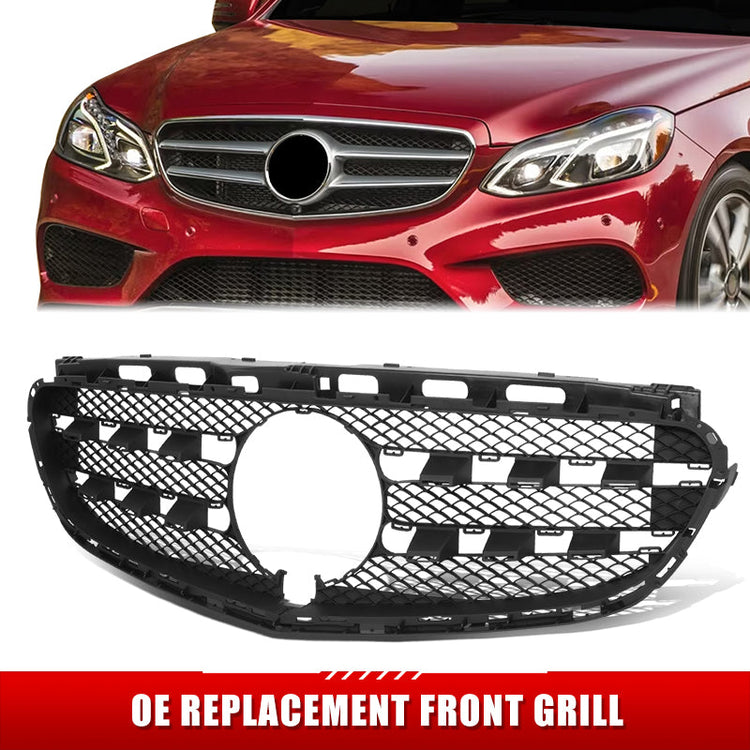 PARRILLA GRILLE - BZ W212 '13-'15/ GRILLE ASS'Y/ W/TEXTURED W/CAMERA/ W/AMG PKG (E300/E350/E550/E63)/ (EU=USA)