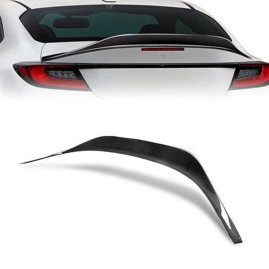 SPOILER CAR TRUNK SPOILER - 22-23 SUBARU BRZ / 22-23 TOYOTA GR86 - CARBON FIBER BLACK