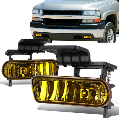 FAROS DE NIEBLA 99-02 CHEVY SILVERADO 1500, 2500, 01-02 SILVERADO 1500 HD, 2500 HD, 2500 / 00-06 SUBURBAN 1500, 2500, TAHOE - W/ SWITCH - 880 BULB - AMBER