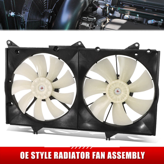 ABANICOS OE STYLE -LEXUS ES300 2002-2003 / TOYOTA SOLARA 2004-2008 - FITS V6 SOLARA MODELS