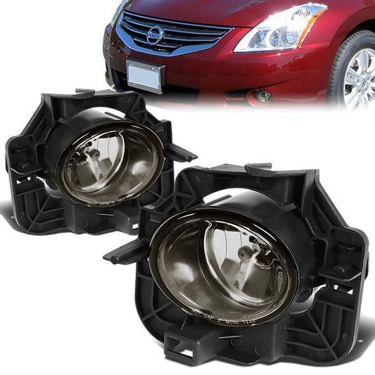 FAROS DE NIEBLA 07-09 NISSAN ALTIMA 4-DOOR - FITS SEDAN MODELS ONLY - NO SWITCH - H11 BULB - SMOKE