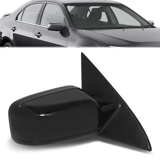 RETROVISOR MIRROR - OE STYLE - FORD FUSION 11-12 - WITH POWER WITH HEATED GLASS WITH PUDDLE LIGHT WITH TEXTURED COVER - PASSENGER SIDE - PAINT TO MATCH - BLACK