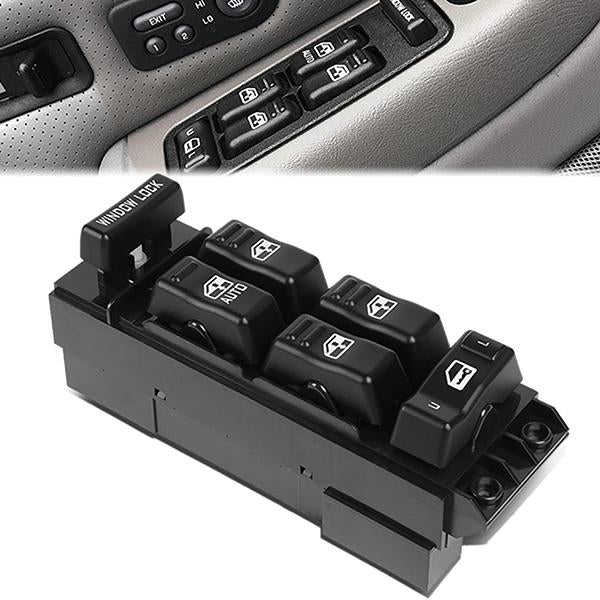 INTERRUPTOR ELEVADOR ELECTRICO 2002 CADILLAC ESCALADE, CHEVY AVALANCHE 1500, AVALANCHE 2500 / 01-02 CHEVY SILVERADO 1500, 1500HD, 2500, 2500HD, 3500, CHEVY SUBURBAN 1500, GMC SIERRA 1500HD, SIERRA 2500HD, SIERRA 3500 / 00-02 CHEVY SUBURBAN 2500, GMC
