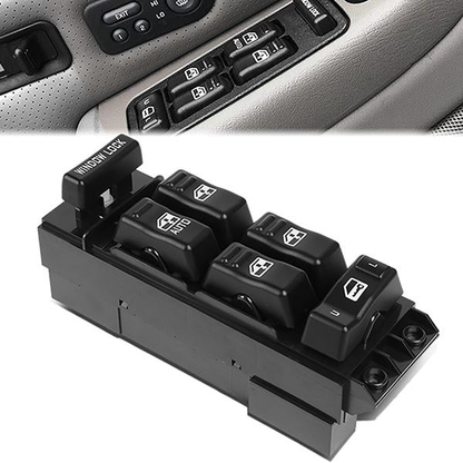 INTERRUPTOR ELEVADOR ELECTRICO 2002 CADILLAC ESCALADE, CHEVY AVALANCHE 1500, AVALANCHE 2500 / 01-02 CHEVY SILVERADO 1500, 1500HD, 2500, 2500HD, 3500, CHEVY SUBURBAN 1500, GMC SIERRA 1500HD, SIERRA 2500HD, SIERRA 3500 / 00-02 CHEVY SUBURBAN 2500, GMC
