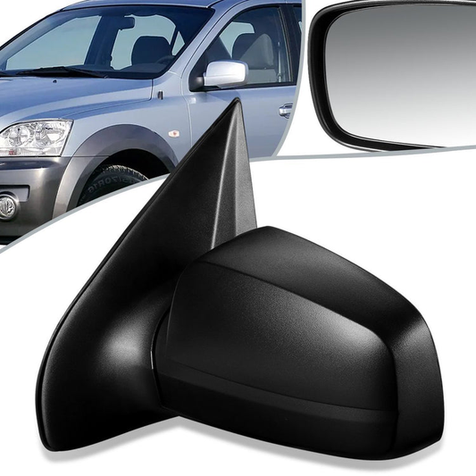 RETROVISOR MIRROR - OEM - 03-09 KIA SORENTO - MANUAL - TEXTURED - BLACK - LEFT