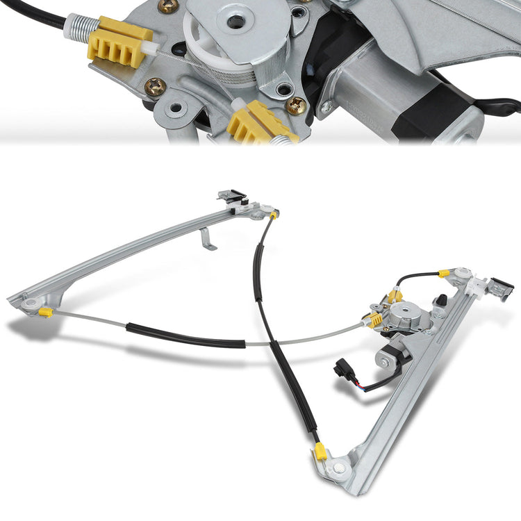 REGULADOR DE VENTANA WINDOW MOTORS & REGULATORS - METALLIC - 99-13 CADILLAC ESCALADE CHEVY SILVERADO SUBURBAN GMC SIERRA YUKON - METALLIC - BARE STEEL/PLASTIC