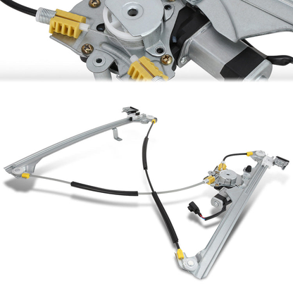 REGULADOR DE VENTANA WINDOW MOTORS & REGULATORS - METALLIC - 99-13 CADILLAC ESCALADE CHEVY SILVERADO SUBURBAN GMC SIERRA YUKON - METALLIC - BARE STEEL/PLASTIC