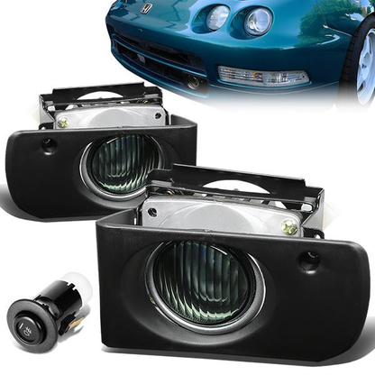 FAROS DE NIEBLA 94-97 ACURA INTEGRA 3/4-DR - W/ SWITCH - H3 BULB - SMOKE