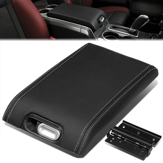 TAPA DE CONSOLA CENTER CONSOLE LID - 09-14 FORD F-150 / 10-14 LINCOLN MARK LT - FITS MODELS WITH FLOW THROUGH CONSOLES ONLY - BLACK