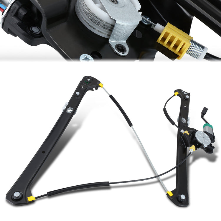 REGULADOR DE VENTANA WINDOW MOTORS & REGULATORS - METALLIC - 00-06 BMW X5 - METALLIC - BARE STEEL/PLASTIC