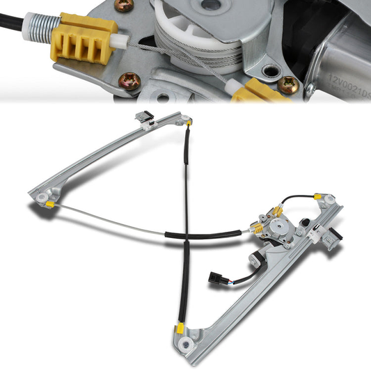 REGULADOR DE VENTANA WINDOW MOTORS & REGULATORS - METALLIC - 07- 14 CADILLAC ESCALADE CHEVY SILVERADO SUBURBAN GMC SIERRA YUKON - METALLIC - BARE STEEL/PLASTIC