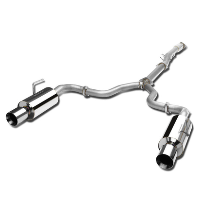 TUBERIA CATBACK CATBACK - 07-12 NISSAN ALTIMA SEDAN L32A - DUAL ROLLED TIP - STAINLESS STEEL