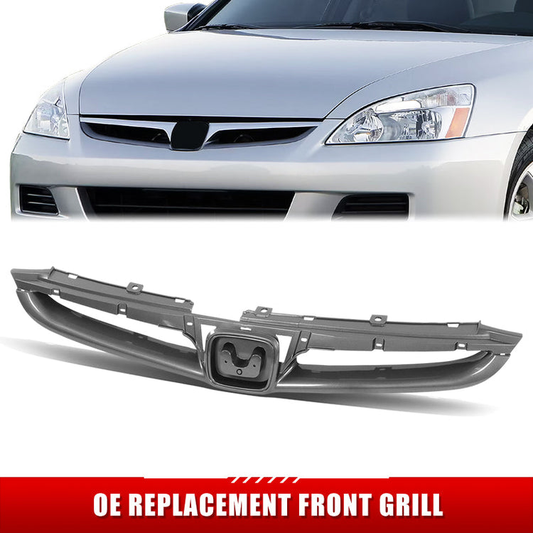 PARRILLA GRILLE - HD ACORD 03-07/ GRILLE ASS'Y 06-07/ SILVER/BLACK (4D)/ (JAPAN/USA/MAXICO BUILT)//PARTS.NO,HO1200179//OEM NO,71121SDAA10ZA