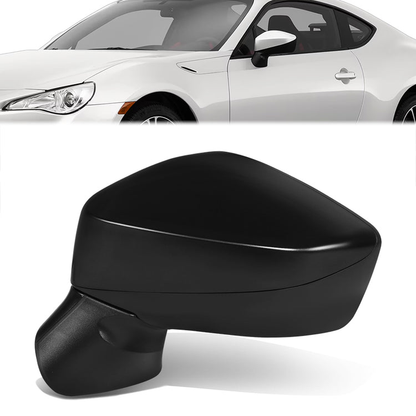 RETROVISOR MIRROR - OE STYLE - SCION FR-S 13-16 - WITH POWER WITH HEATED GLASS - DRIVER SIDE - PAINT TO MATCH - BLACK