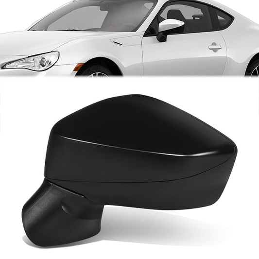 RETROVISOR MIRROR - OE STYLE - SCION FR-S 13-16 - WITH POWER WITH HEATED GLASS - DRIVER SIDE - PAINT TO MATCH - BLACK