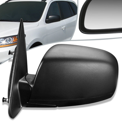 RETROVISOR MIRROR - OEM - 07-09 HYUNDAI SANTA FE - POWERED - TEXTURED - BLACK - LEFT