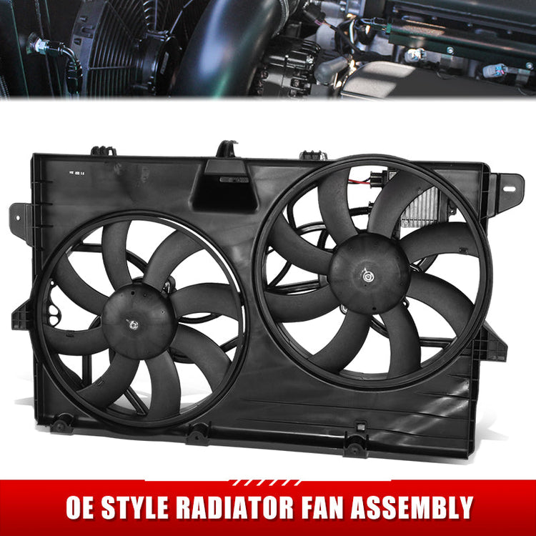 ABANICOS OE STYLE -FORD EDGE 2007-2013 / LINCOLN MKX 2007-2013 / 3.5L, 3.7L - WITH TOW PACKAGE. WITH DUAL FANS